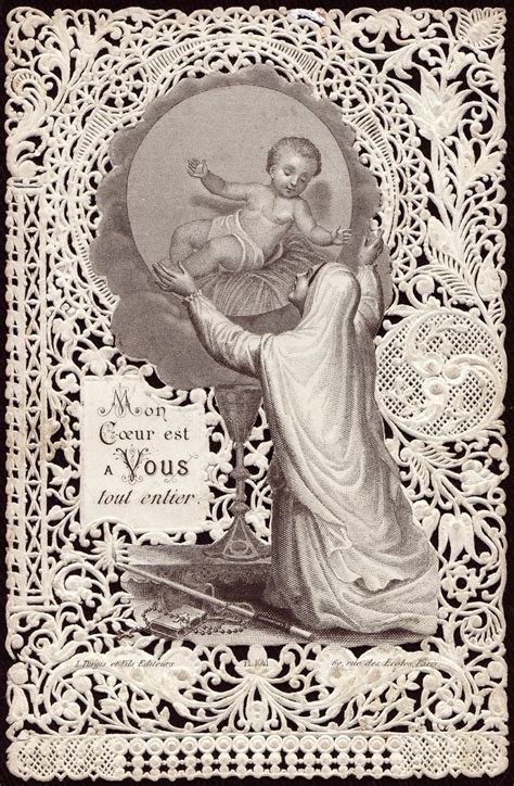 Antique christmas cards baby jesus. 116 best Vintage Catholic Prayer Cards 2 images on ...