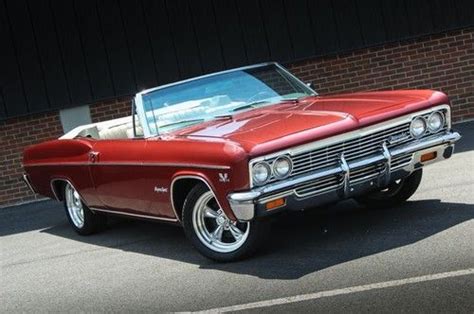 Find New 1966 Chevrolet Impala Ss Convertible 396325hp S Matching