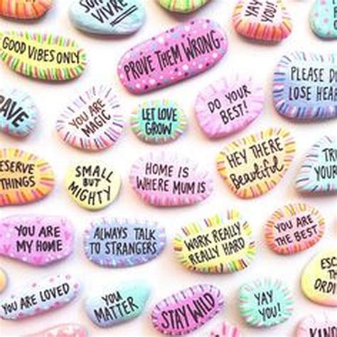 Top Painted Rock Art Ideas With Quotes You Can Do52 Painted Rocks