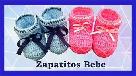 Escarpines Zapatitos Patucos A Crochet Diseño Relieve Bebe Tutorial