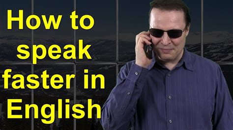 Listen to how english sounds when you speak it. How to speak faster in English - Learn English Live 15 ...