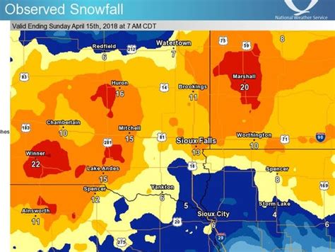 Snowfall And Temperature Records Fall Across South Dakota After Blizzard