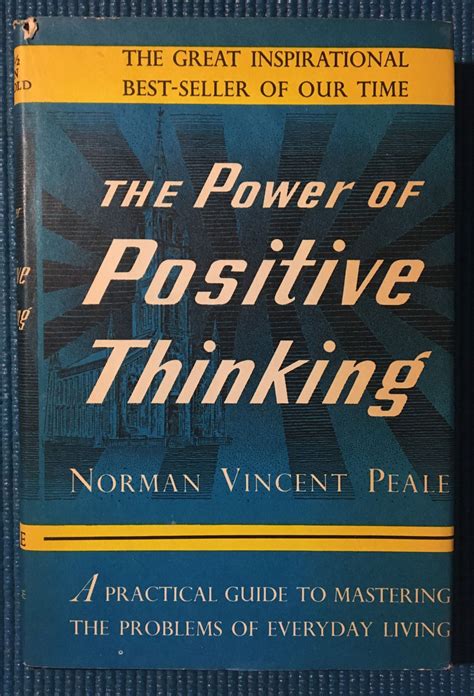 The Power Of Positive Thinking Norman Vincent Peale Book Club 1952