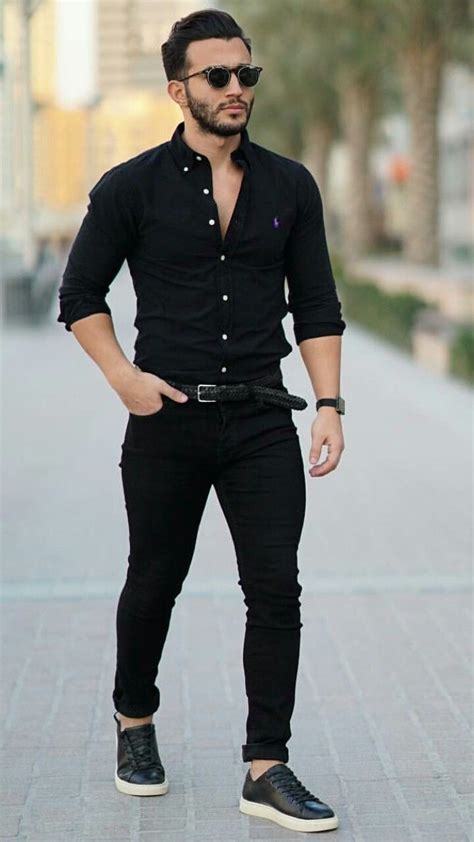 All Black Ootd Men Outfits Black Outfit Men Mens