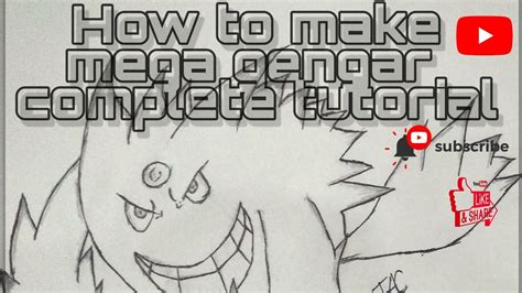 How To Make Mega Gengar Complete Step By Step Tutorial Youtube