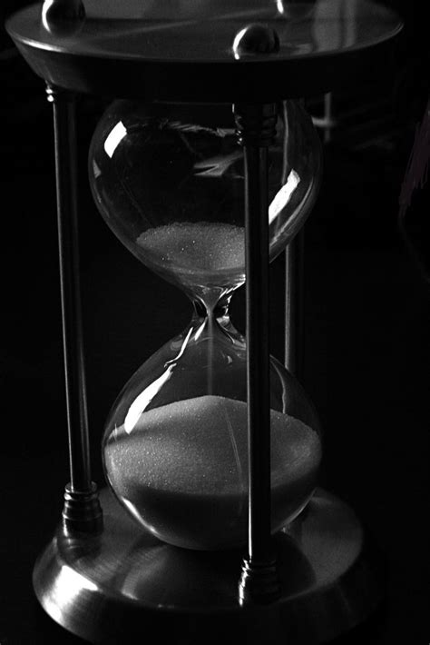 Hour Glass Black And White Aesthetic Hourglass Black Aesthetic