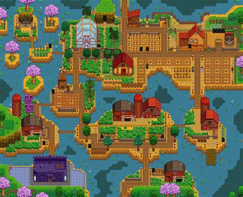 Each map offers a unique layout of the farm, offering different benefits and favoring specific skills. Click to open farm gallery | Imagens marotas, Fazenda, Jogos