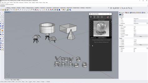 Vray 3 For Rhino 6 Lesson 1 Youtube
