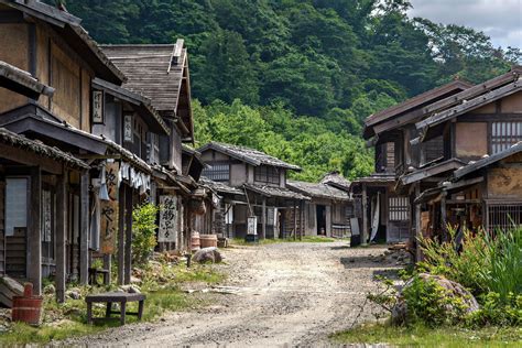 Japanese Ghost Town Shonai Eigamura Tsuruoka Japan Village