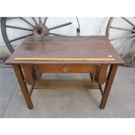 Oak Mission Desk Schmalz Auctions