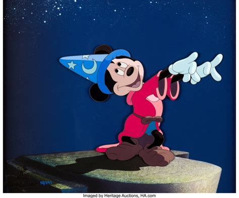 Fantasia Making Magic Mickey Mouse Limited Edition Cel 10295 Lot