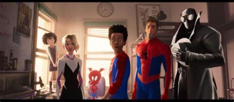 Into The Spider Verse Spoilers Miles Morales Meets Other Spider Men In