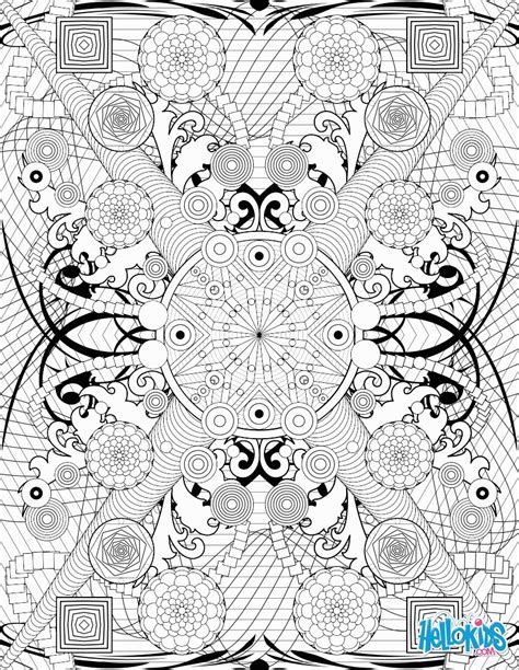 Intricate Design Coloring Pages Coloring Home