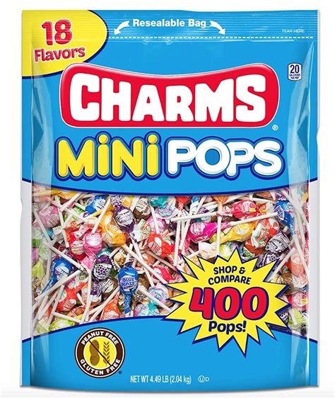 Tootsie Roll Mini Pops 18 Assorted Lollipop Flavors With Resealable Bag