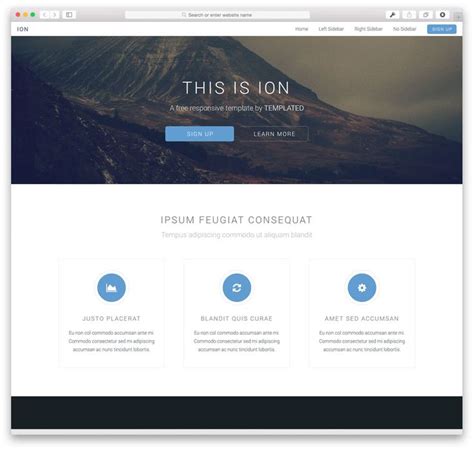 40 Best Free Responsive HTML5 CSS3 Website Templates Template Site