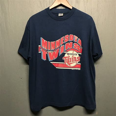 Lxl Vtg 1990 Minnesota Twins T Shirt Large Xl