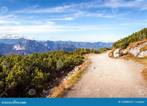 Mountain Road In Austrian Alps Stock Image Image Of Heritage Road