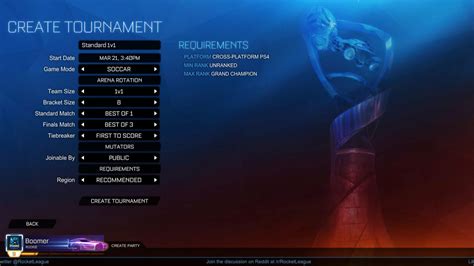 Rocket League Tournament Update Set For Tomorrow Heres The Full Details