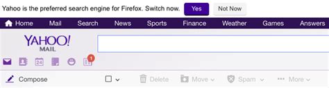 Yahoo Asking Firefox Users To Make Yahoo Search Their Default Search