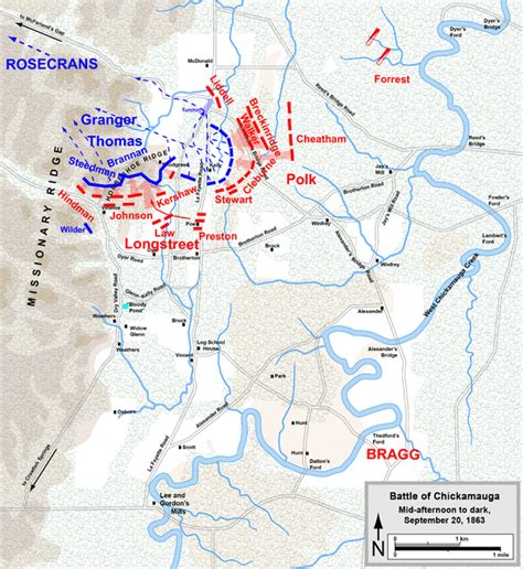 Once A Civil War September 20 1863 The Battle Of Chickamauga Day Two