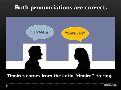 How To Properly Pronounce Tinnitus Unugtp News