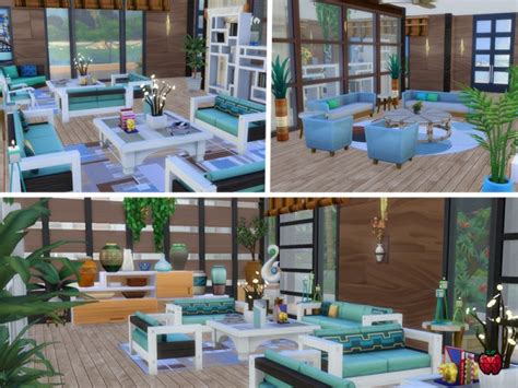 The Sims Resource Caspian House No Cc By Melapples • Sims 4 Downloads