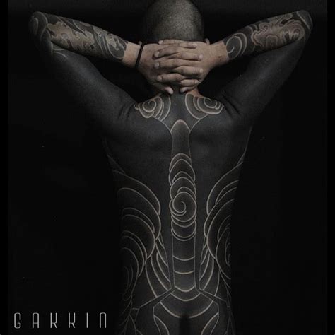 Tattoo Uploaded By Alex Wikoff • Blackwork Bodysuit Via Instagram