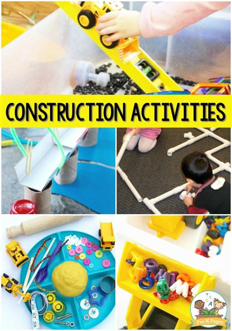Construction Vehicles Crafts Construction Activities
