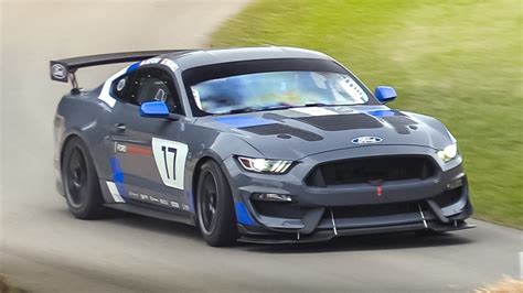 Ford Mustang Gt4 Race Car Cross Plane 52 V8 Sound Accelerations