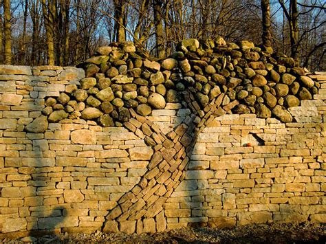 The Art Of The Dry Stack Stone Wall Insteading