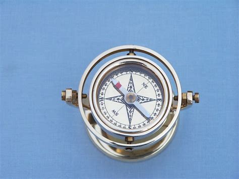 Buy Brass Gimbal Compass On Stand 4in Model Ships