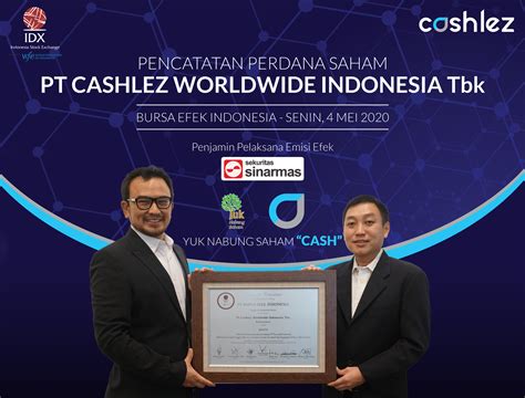 Pt.somic indonesia is indonesia buyer, we provide market analysis, trading partners, peers, port pt.somic indonesia is an indonesia buyer(kawasan greenland international industrial center (giic )blok. PT Cashlez Worldwide Indonesia Tbk (CASH) Menjadi Emiten ...