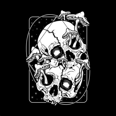 Zodiac Cancer In 2021 Skulls Drawing Mushroom Art Skull Drawing
