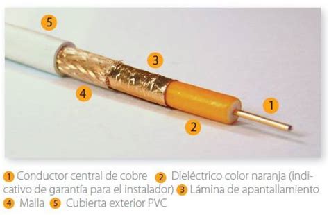 Partes De Un Cable Coaxial