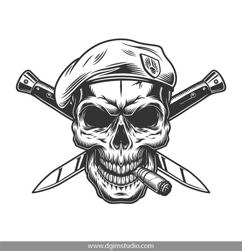 Skull Creator Soldier Tattoo Military Tattoos Military Drawings