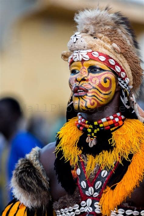 African Face Painting Senegal Tribal Makeup African Etsy