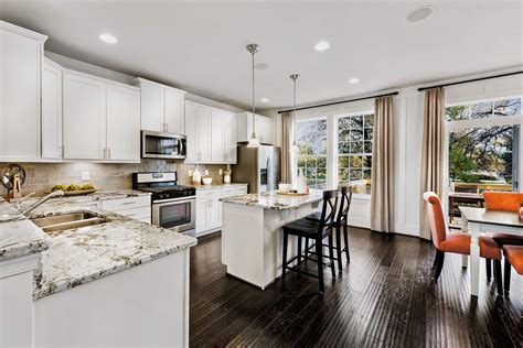 Beautiful Open Floorplan Kitchen Area And Dining Room In The Davenport