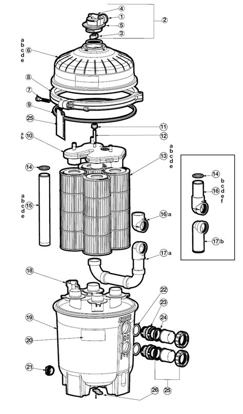 Hayward Swimclear Cartridge Filter 30 Series Parts