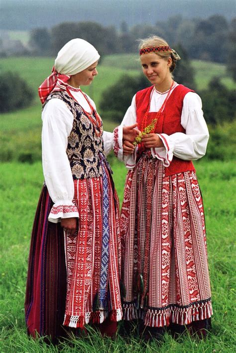 Zanavykai Folk Costume From Lithuania Lithuanian Clothing Folk