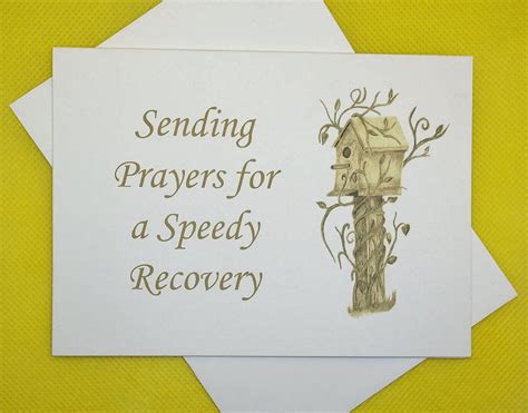 Get Well Card /Christian Get Well Card / Bird House Get Well | Etsy | Recovery cards, Get well 