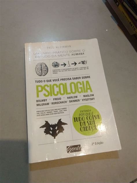 Livro Tudo O Que Voc Precisa Saber Sobre Psicologia Livro Usado Enjoei