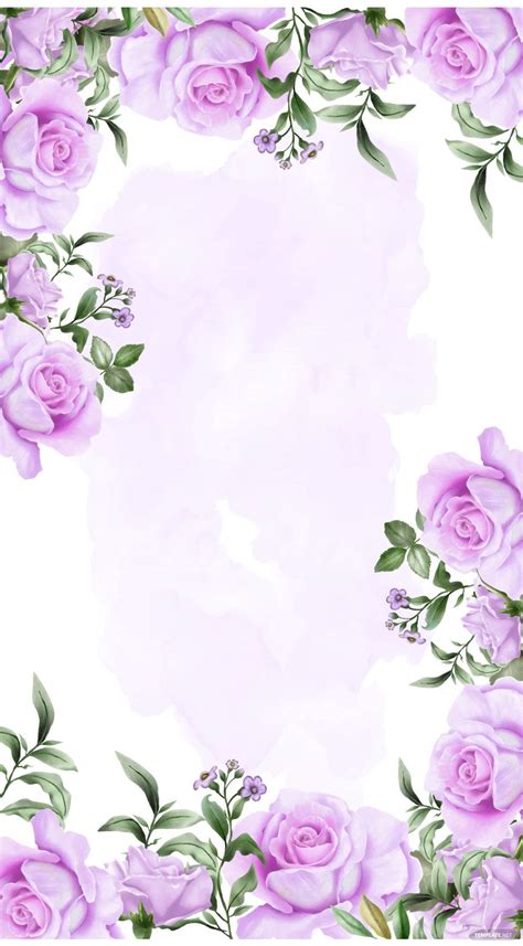 Invitation Floral Background In  Svg Illustrator Eps Download