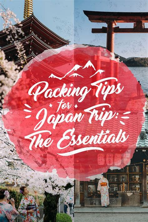 Packing Tips For Japan Trip The Essentials Japan Travel Japan Ise