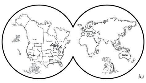 Seven Continents Coloring Page At GetColorings Free Printable