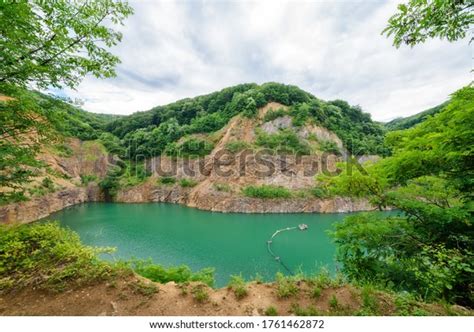 Beautiful Lake Ledinci Serbian Ledinacko Jezero Stock Photo 1761462872