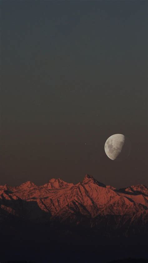 Cool Moon And Mountains Wallpapers Top Free Cool Moon And Mountains