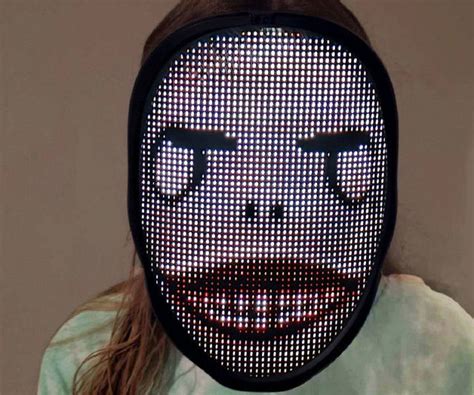 Brieftasche Überleben Humorvoll Programmable Led Mask Fang Witwe Hymne