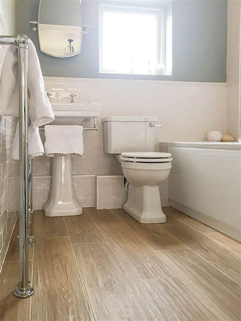 But white oak, red cedar, and redwood are especially good options for a bathroom floor. Floors of Stone | The Bathroom