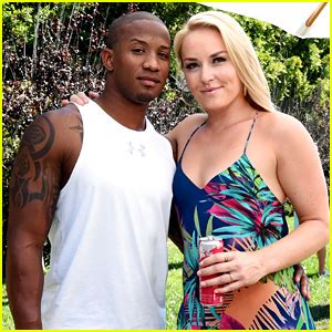 Lindsey Vonn Her Boyfriend Couple Up At A Pool Party Kenan Smith