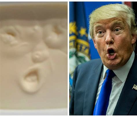 Woman Claims To See Trumps Face In Butter